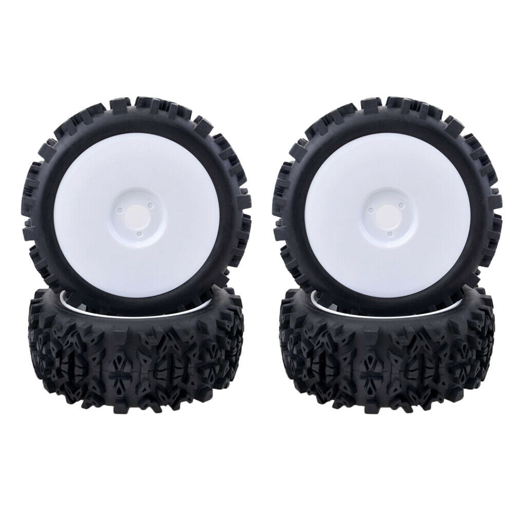 4Pieces Professional 1/8 17mm RC ON Road Buggy On Road Wheel and tyre