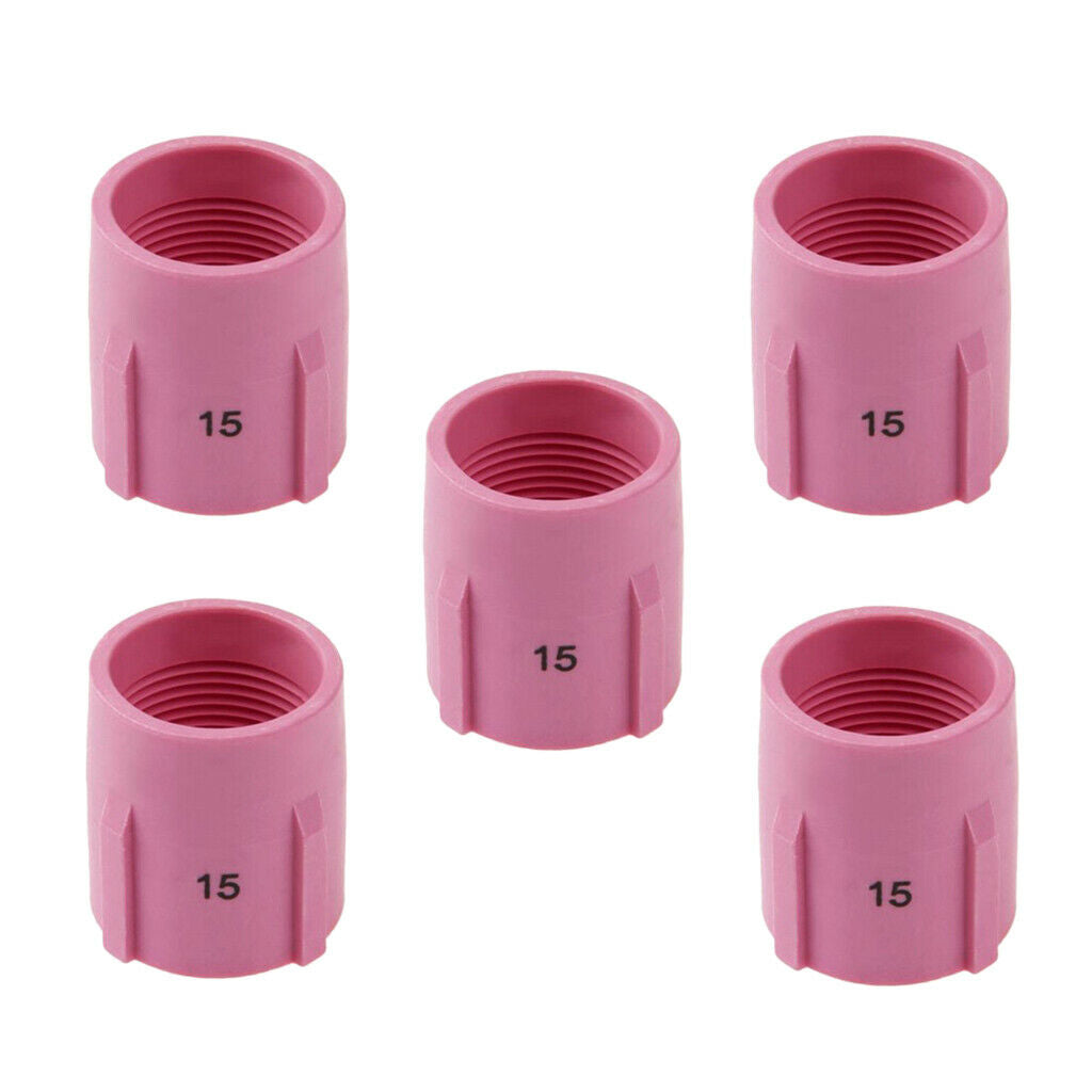 5pcs 53N89 # 15 TIG Alumina Nozzle  Cut For PTA DB SR WP17
