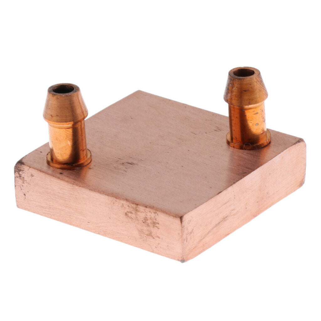 Copper Water Cooling Block 40x40mm CPU Graphics Radiator TT4040E