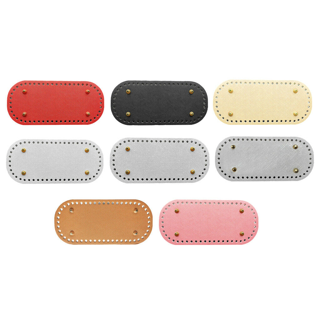 8 Colors Set Pre-punched DIY Bags Bottom Pad Insert Cushion Base Bag Making