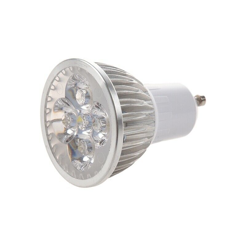 4 LED GU10 Light Bulb 4W Cold White 85-265V I5S7S7