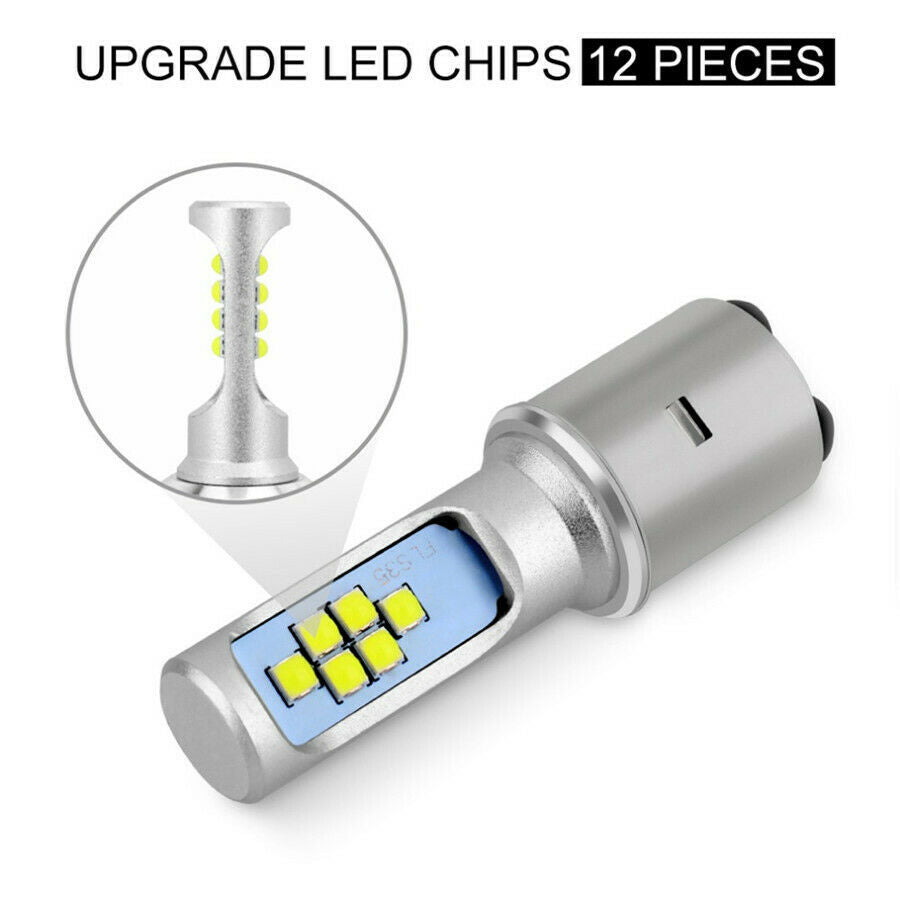 36W BA20D Motorcycle Led Headlight Fog Light DRL Hi/ Lo  Beam car truck Scooter
