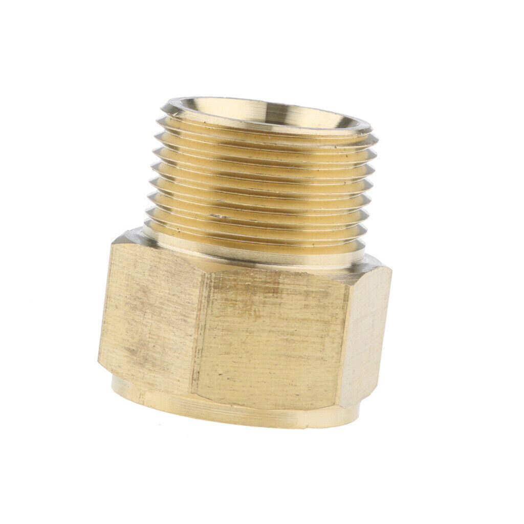 Pressure Washer Jet Wash 1/4 Female To 3/8 Male Brass Coupling
