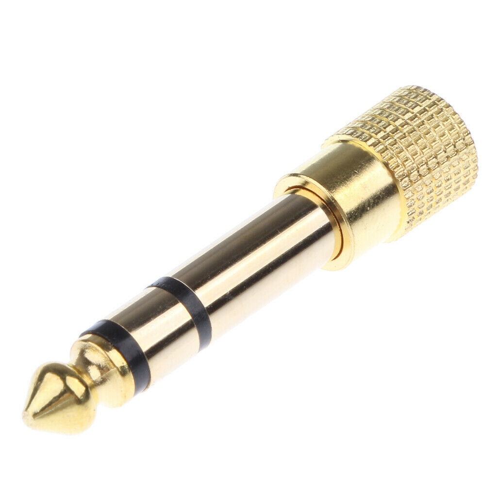6.35mm Male to 3.5mm Female Stereo Adapters for AV MP3 Players Smartphones