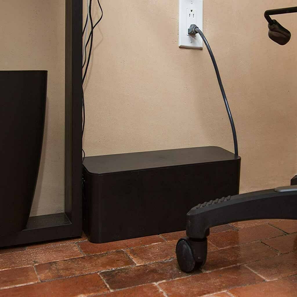 16inch Cable Management Box Cord Organizer Large Storage for Desk Computer