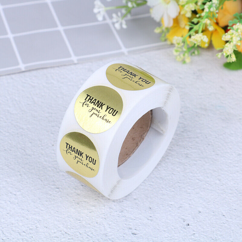 500pcs THANK YOU for your purchase Stickers Package seal labels scrapbook.l8