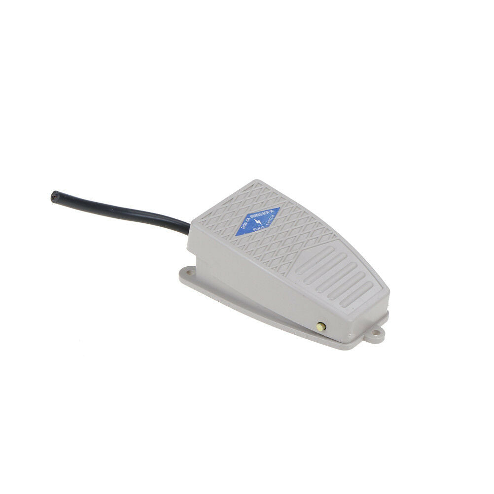 AC 220V 5A SPDT NO NC Metal Nonslip Momentary Power Treadle Foot Pedal Switch WF