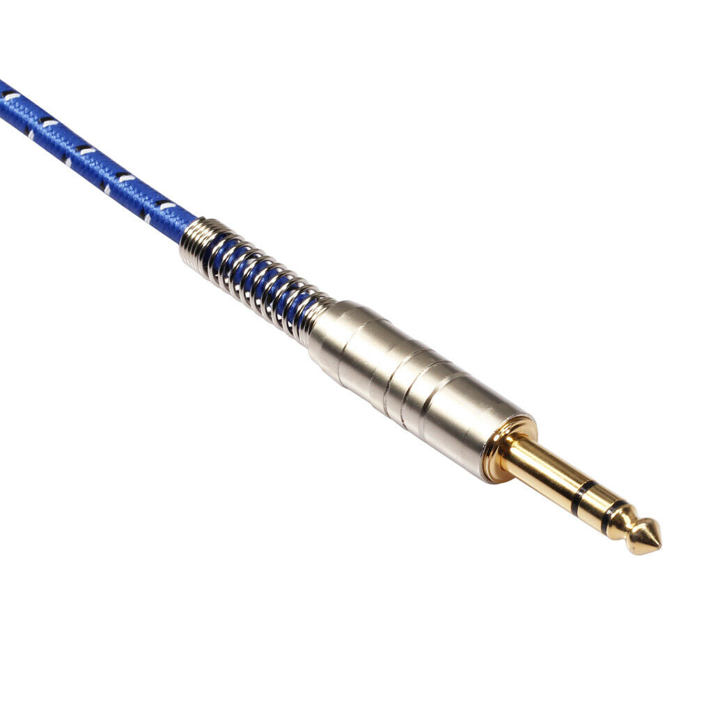 6.35mm 1/4'' Guitar Patch Cable/Guitar Cord, Instrument Cable for Monitors,