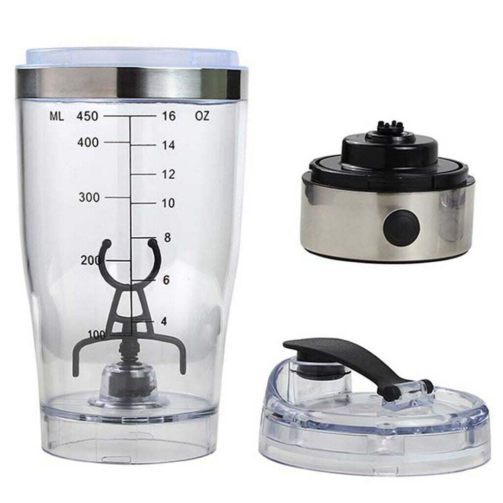 450ml Auto/Electric Mixer Mixing Cup Bottle Shaker Tea Milk Coffee Drink