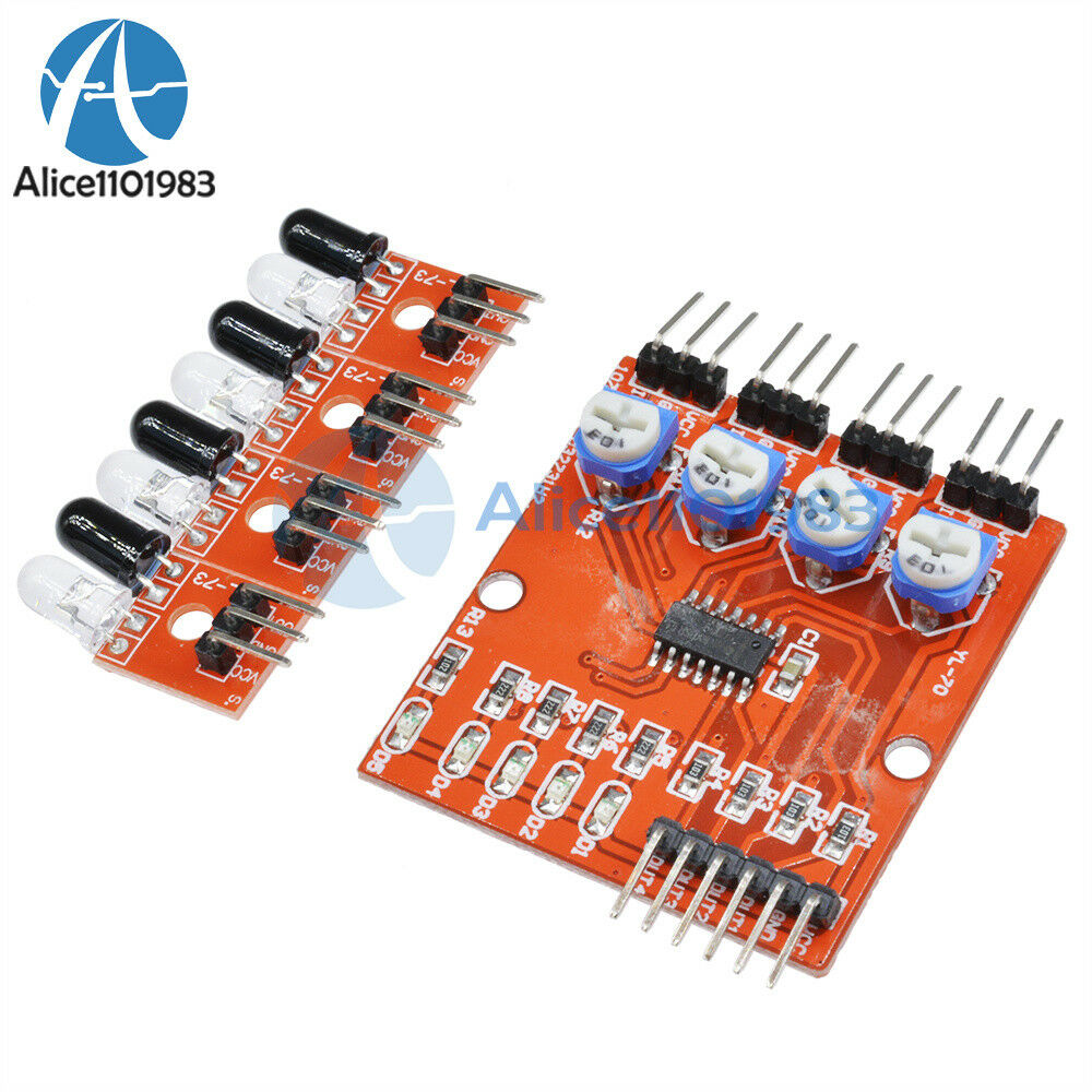 4-Channel Four Infrared Detector Tracked Photoelectricity Sensor For Smart Car