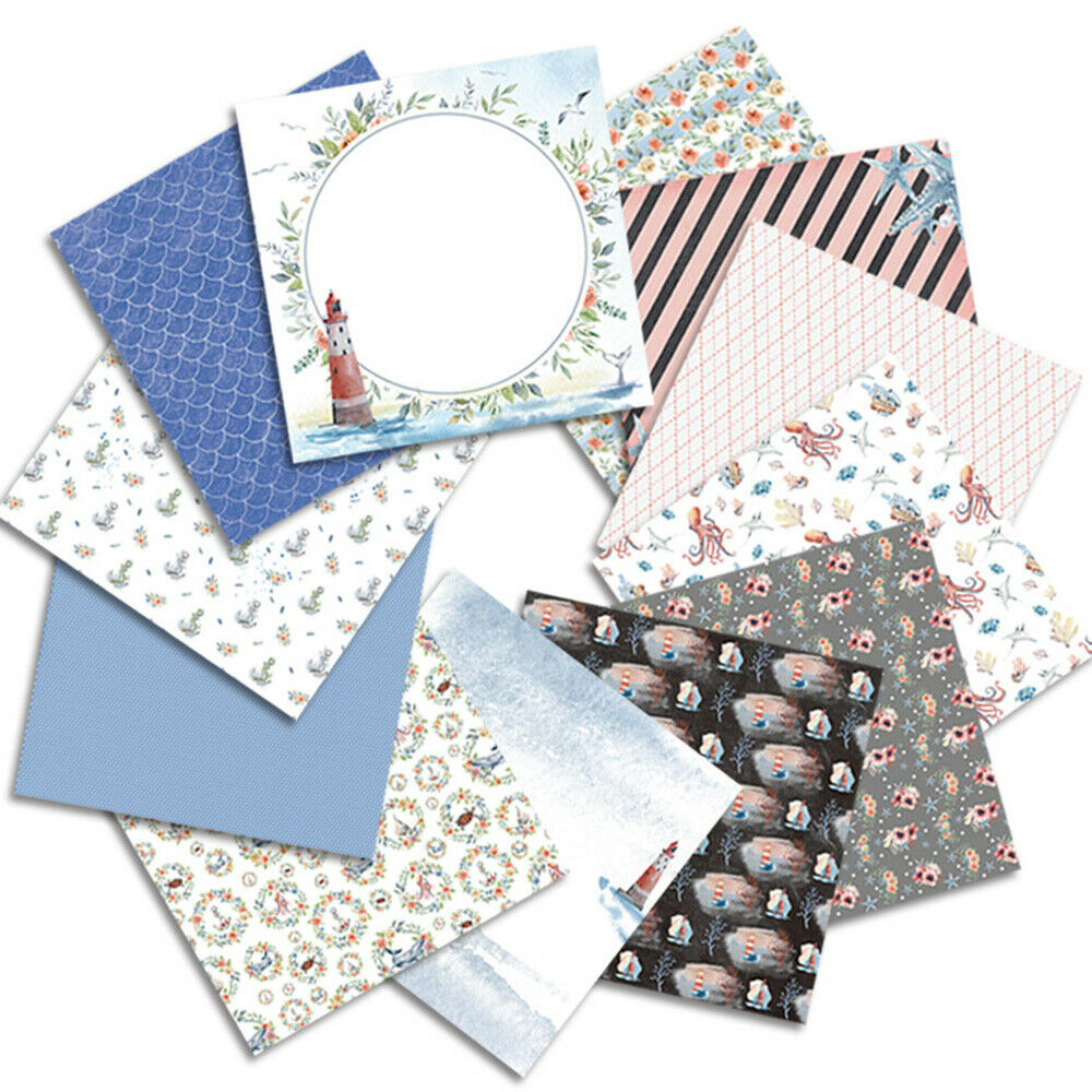 12X 12" Xmas Paper Pad Scrapbooking Single-sided Junk Journal Album Card Craft