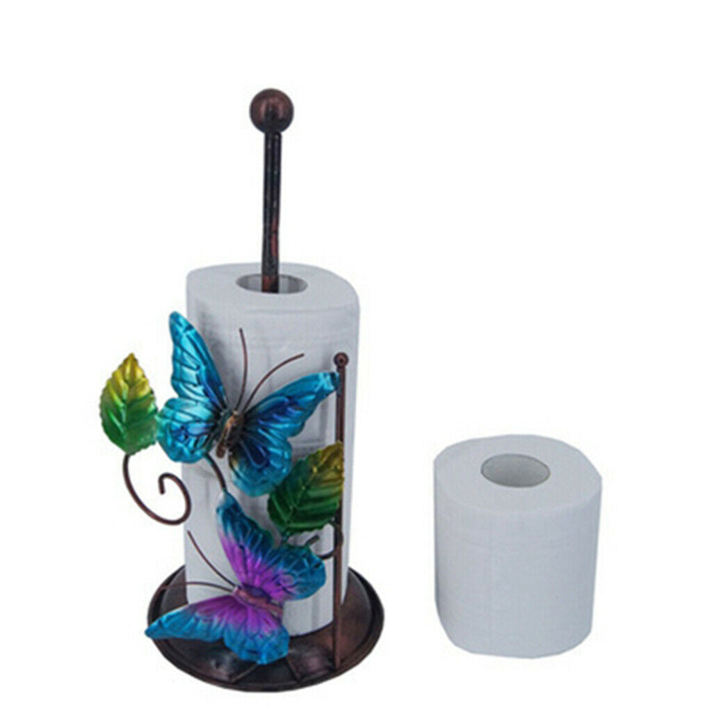 Toilet Paper Holder Modern Free Standing Home Tissue Paper Roll Holder