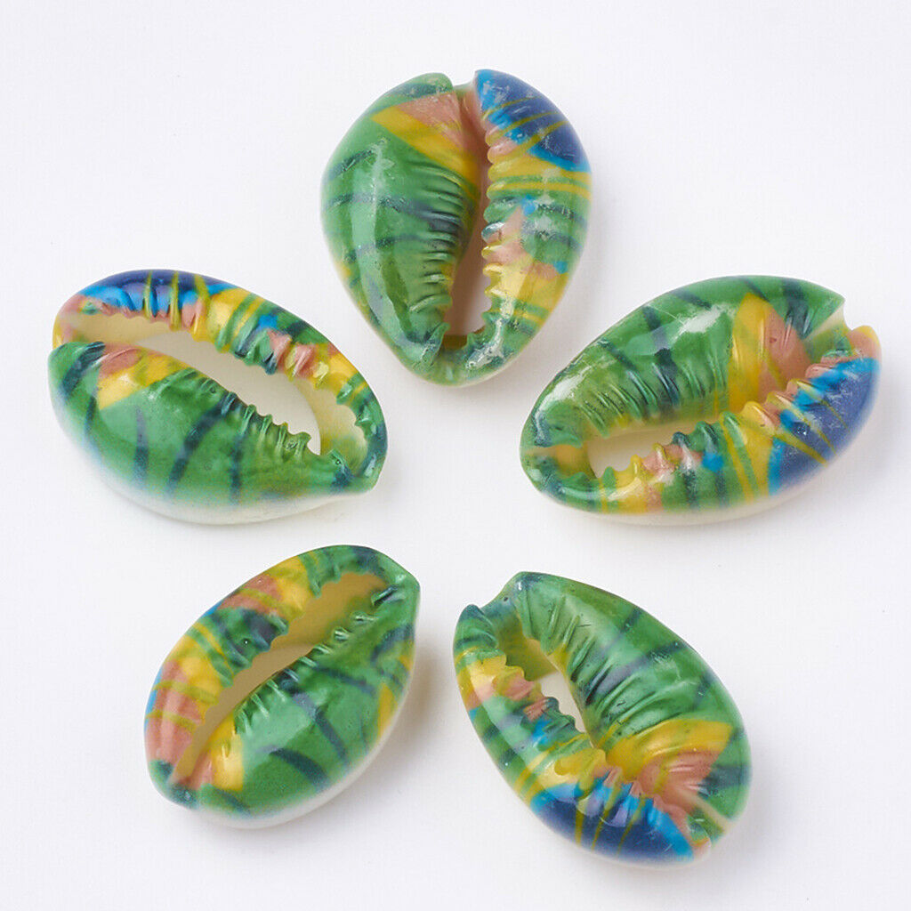 50pcs Colorful Shell Multi Color Necklace Beads Bracelet Making DIY Crafts