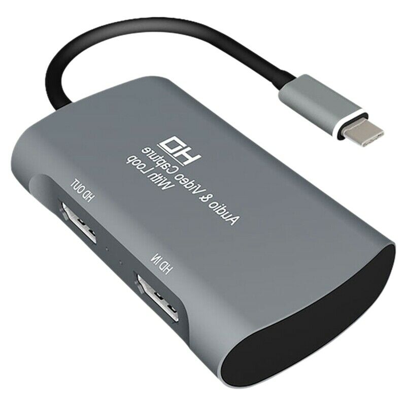 Type-C MI Video Capture Card 4K Screen USB3.0 Mic Audio Live Broad Stream P2G6