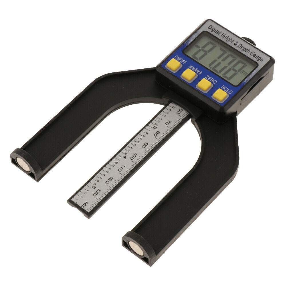 Digital Height Gauge Depth Gauge Magnet Based Digital Display f/Woodworking