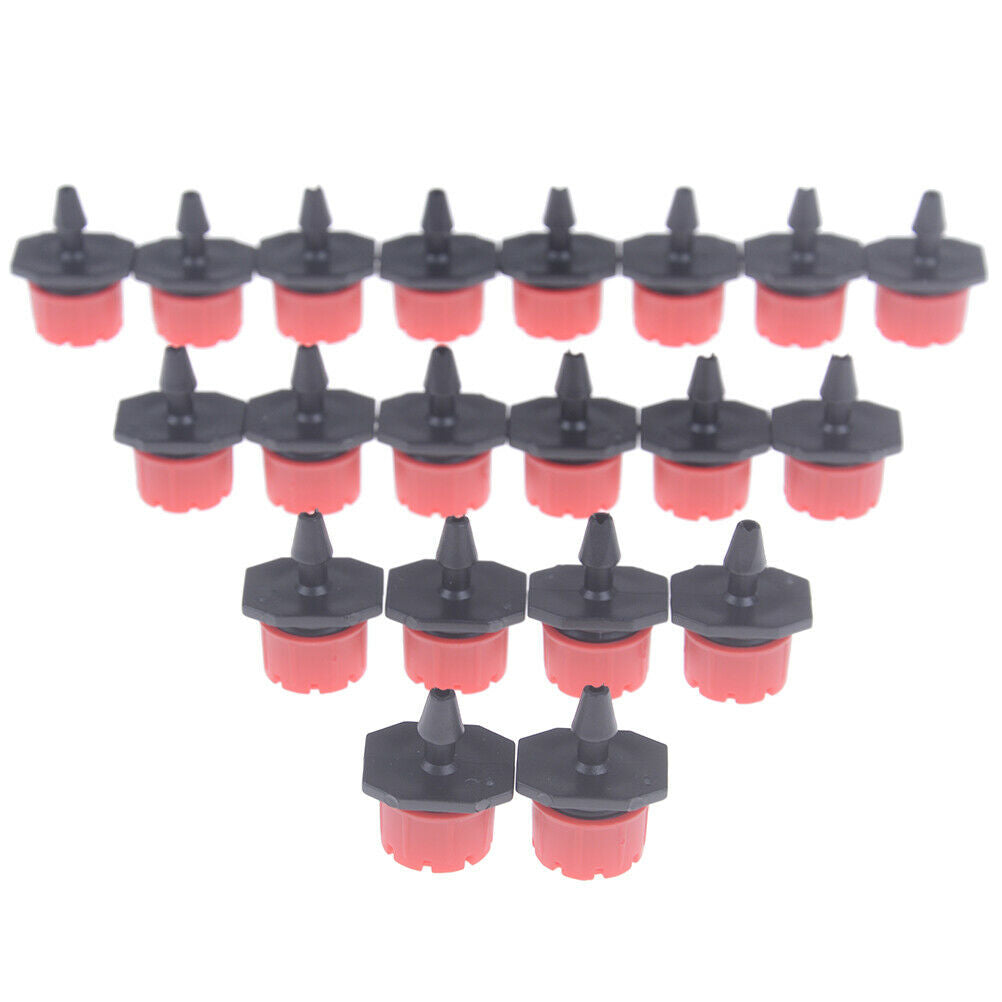 20PC Adjustable Micro Drip Irrigation System Watering Sprinklers Garden S.l8