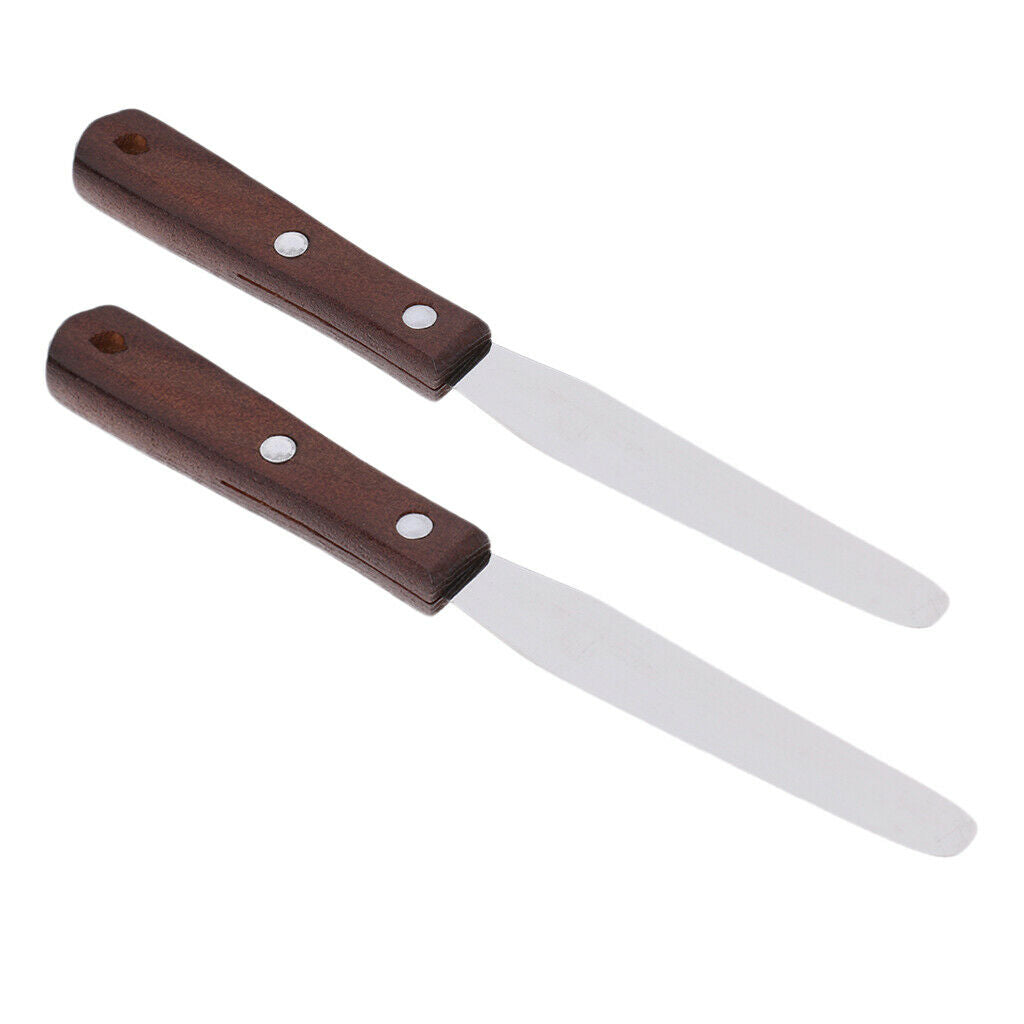 2x Reusable Wooden Wax Stick Waxing Spatula for Body Hair Remove Applicators