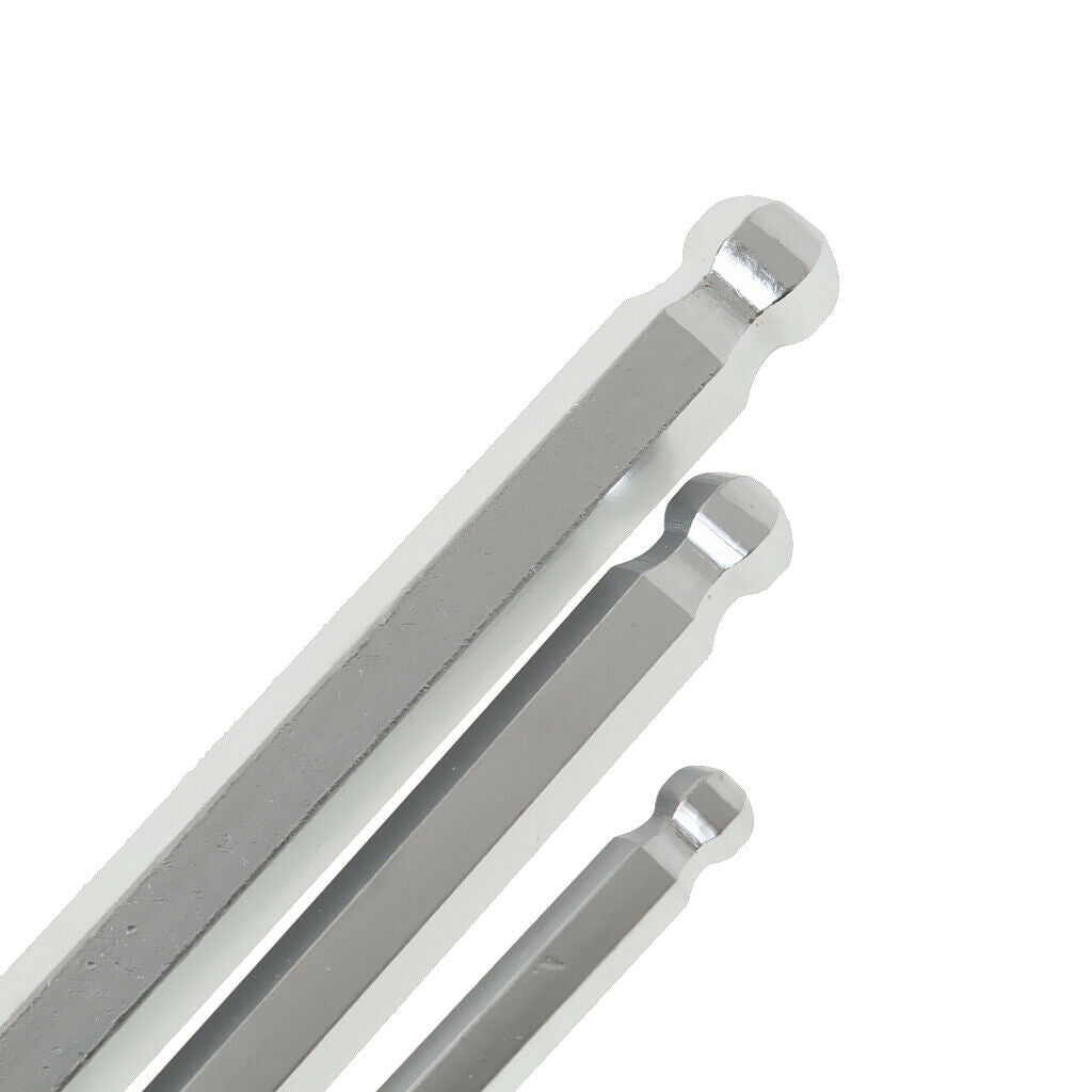 9 Pieces Hex Key Allen Wrench Arm Ball End Hex Key Wrench Extended