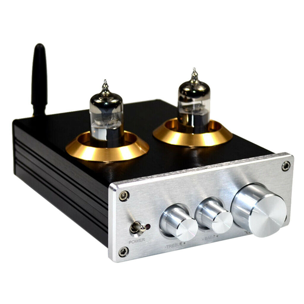 Upgrade NE5532 Stereo 6J5 Tube Preamplifier With Treble Bass   Ajustment