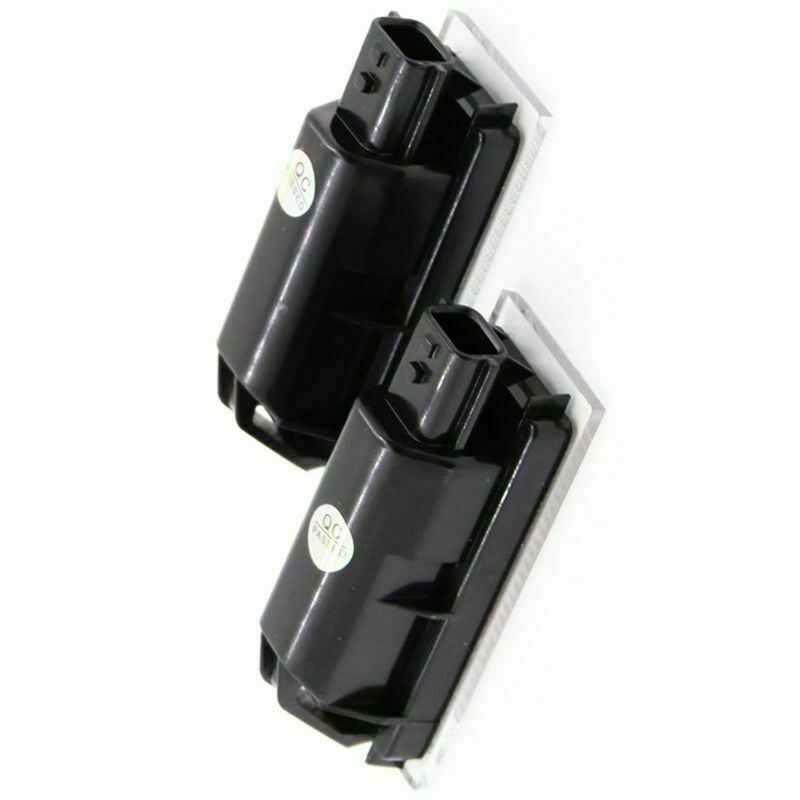 2Pcs LED Voiture Plaque Immatriculation Lampe Pour Renault Megane 2 Clio Laguna
