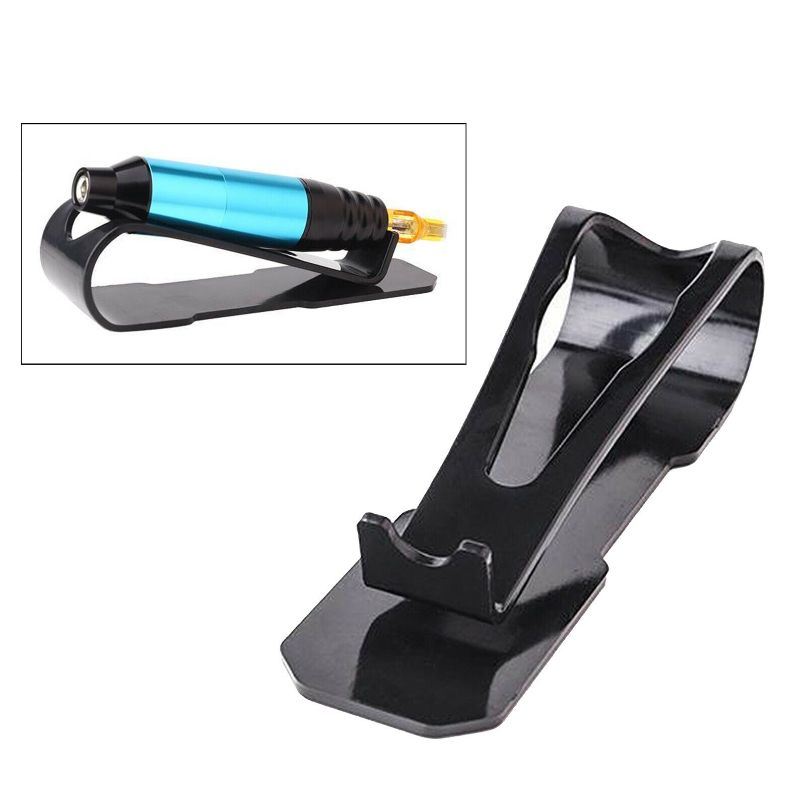 Tattoo Machine Stand Rack,Portable Desktop Acrylic Eyebrow Tattoo Pen Bracket,