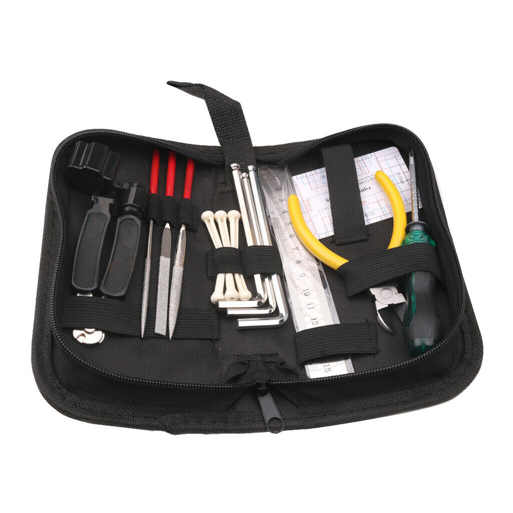 11 Kinds Guitar Repair Tools Kit Wrench String Cutter Nut File Guitar Parts