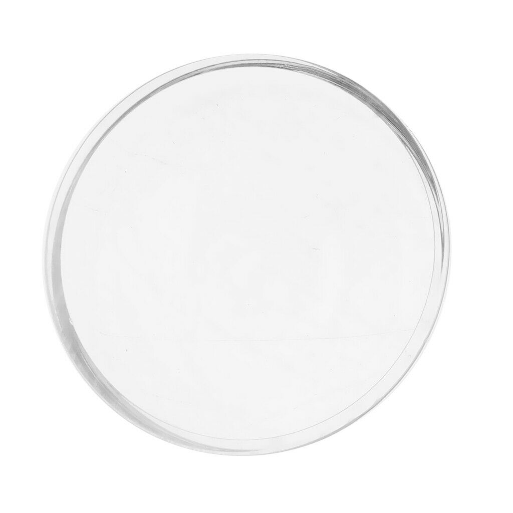 3 pcs Aquarium Glass Round Shape Shrimp Feeding Feeder Dish Food Basin