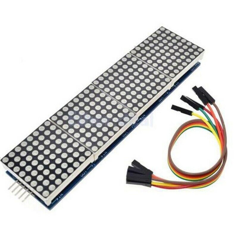 Dot Matrix Mcu Control Led Display Module Max7219 For Arduino Raspberry Pim HqE5