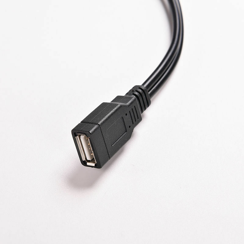 USB 2.0 A Female to 2 Dual USB male Hub Power Adapter Y Splitter cable Cord