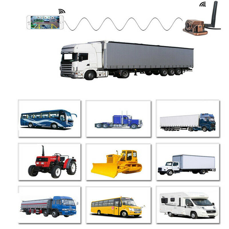 9V-36V 180Â° Wifi Double Head Rear View Backup Camera For Truck Van RV