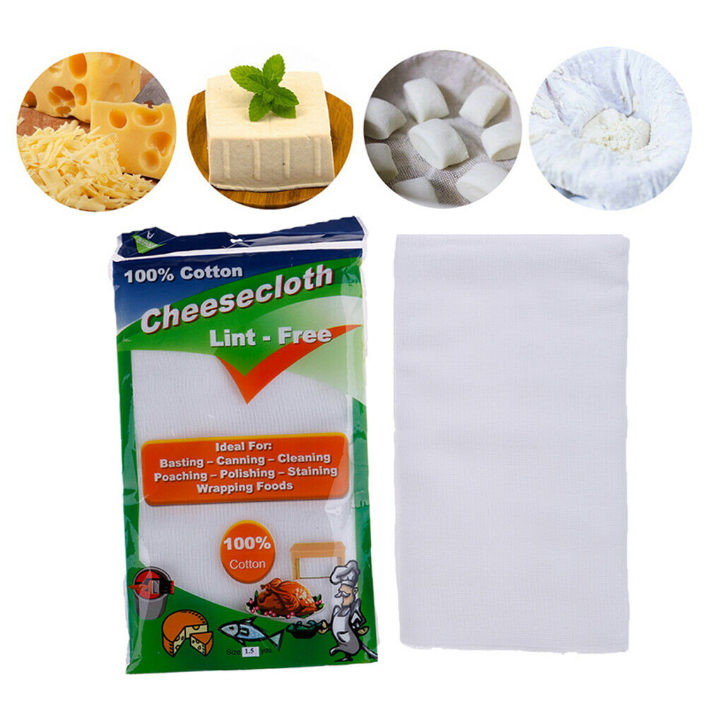1.5 Yards Gauze Cheesecloth Absorbent Fabric Cotton Cheese Cloth Baking T.l8