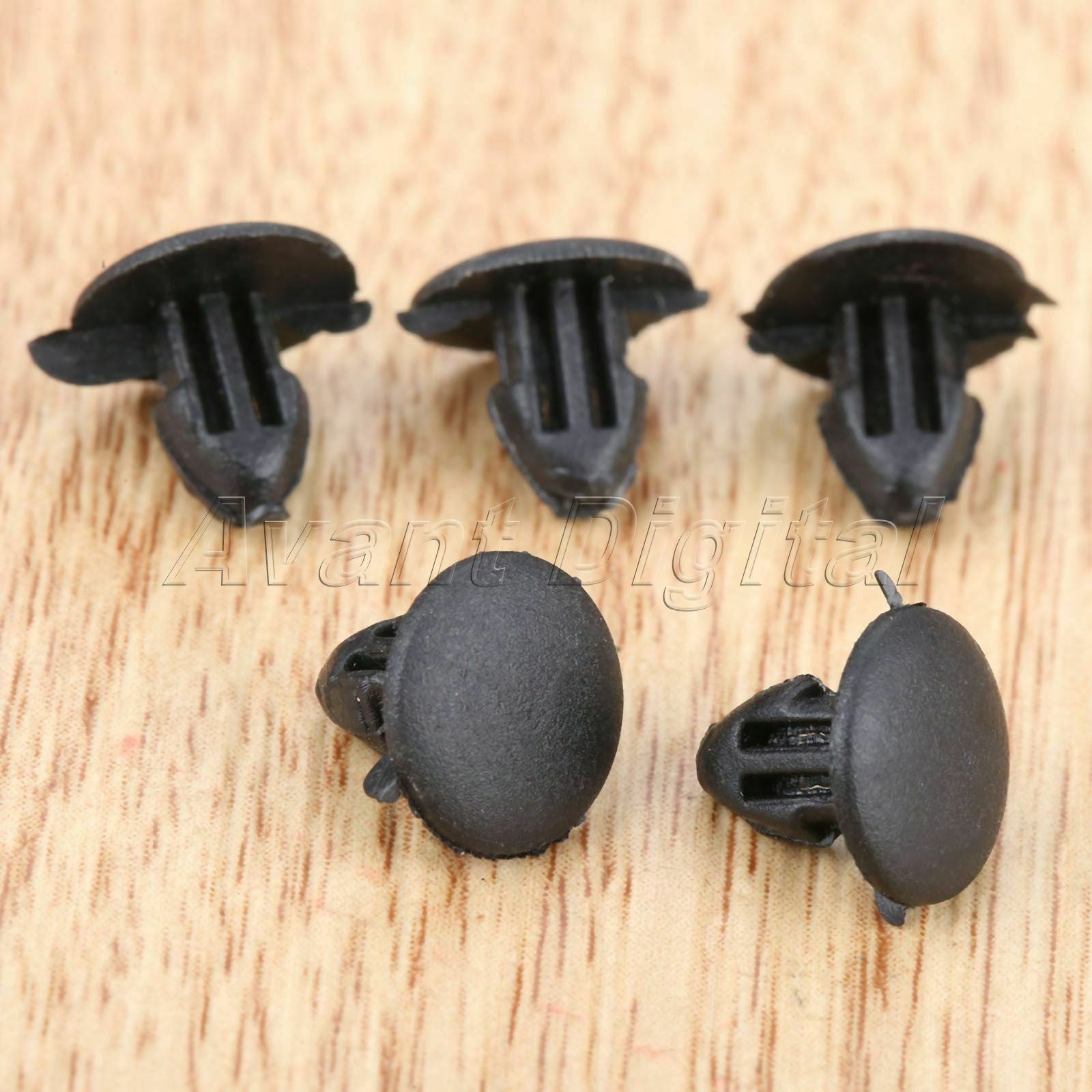 100x Auto 8mm Trim Clips Door Panel Interior Seat Fasteners Plastic Universal
