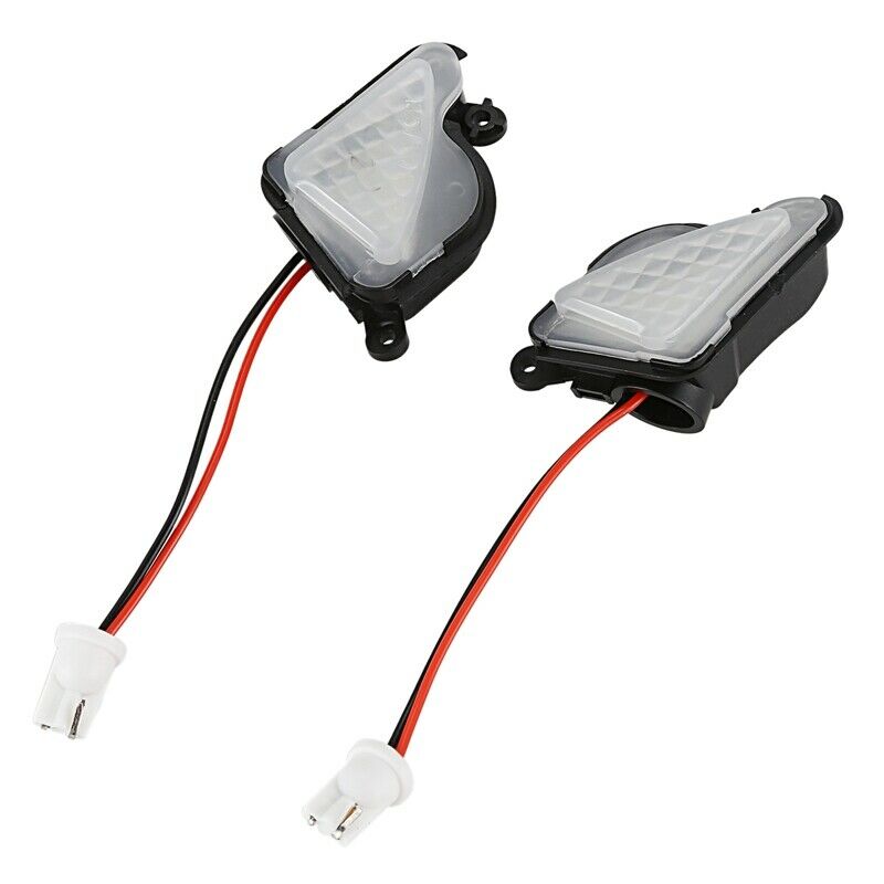 2X 6500K White Led Under Side Mirror Light Puddle Lamp For Skoda Octavia Mk3 5C3