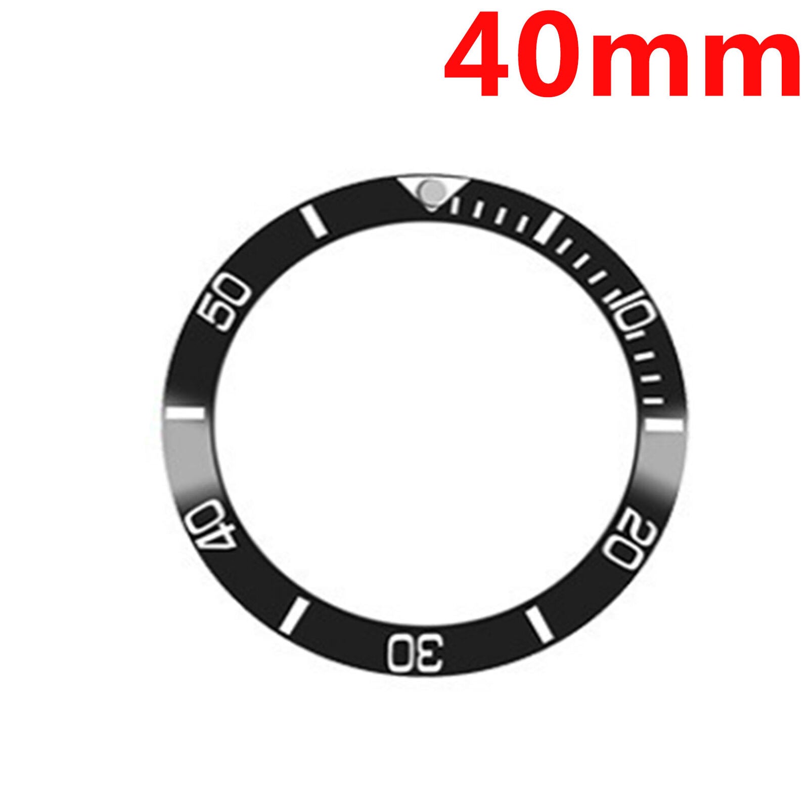 Click Spring Ceramic Watch Bezel Inset Ring 38mm for 40mm GMT Watch Changeable