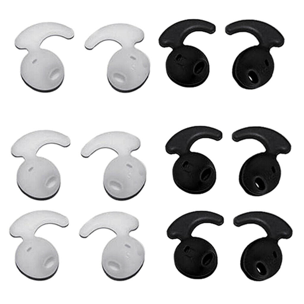 12 Pcs Replacement Earbuds Anti Slip Silicone Ear Gels   Galaxy S6 S7