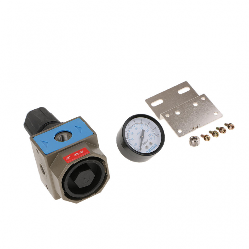 Ur-02 Aluminum Alloy Air Filter for Spray Compressor Pressure Regulator Pneumati