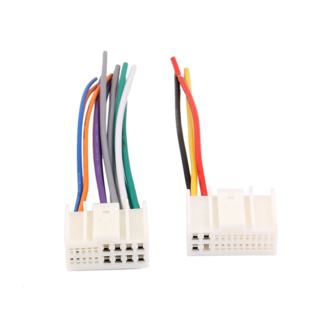 Car CD Stereo Wiring Harness Connector Set For Hyundai IX35/ KIA K2 K3 K5