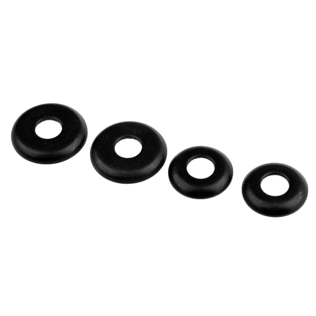 8 Pieces Metal Disc Assortment For Skateboard, 4 Large Washers, 4 Small Washers