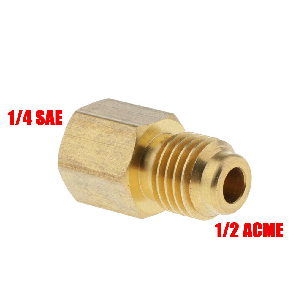 Brass R134A Refrigerant Tank Adapter Professional Practical High-quality 1Pc