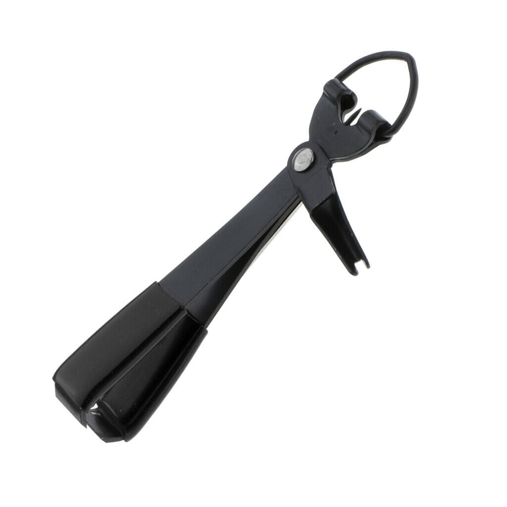 2pcs Quick Knot Tool 4 in 1 Fly Fishing Clippers Line Nipper Tying Tackle Black