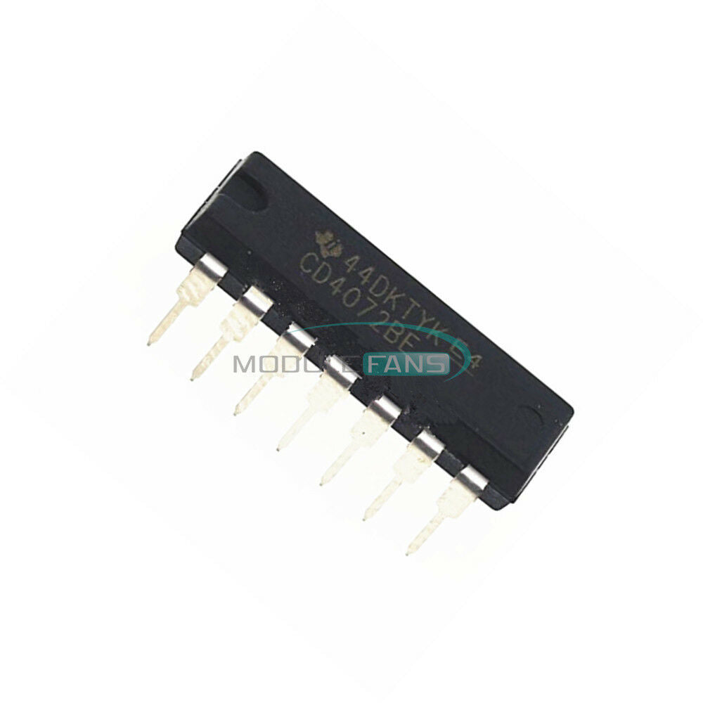 10PCS CD4072 CD4072BE 4072 DIP-14 TI CHIP IC MF