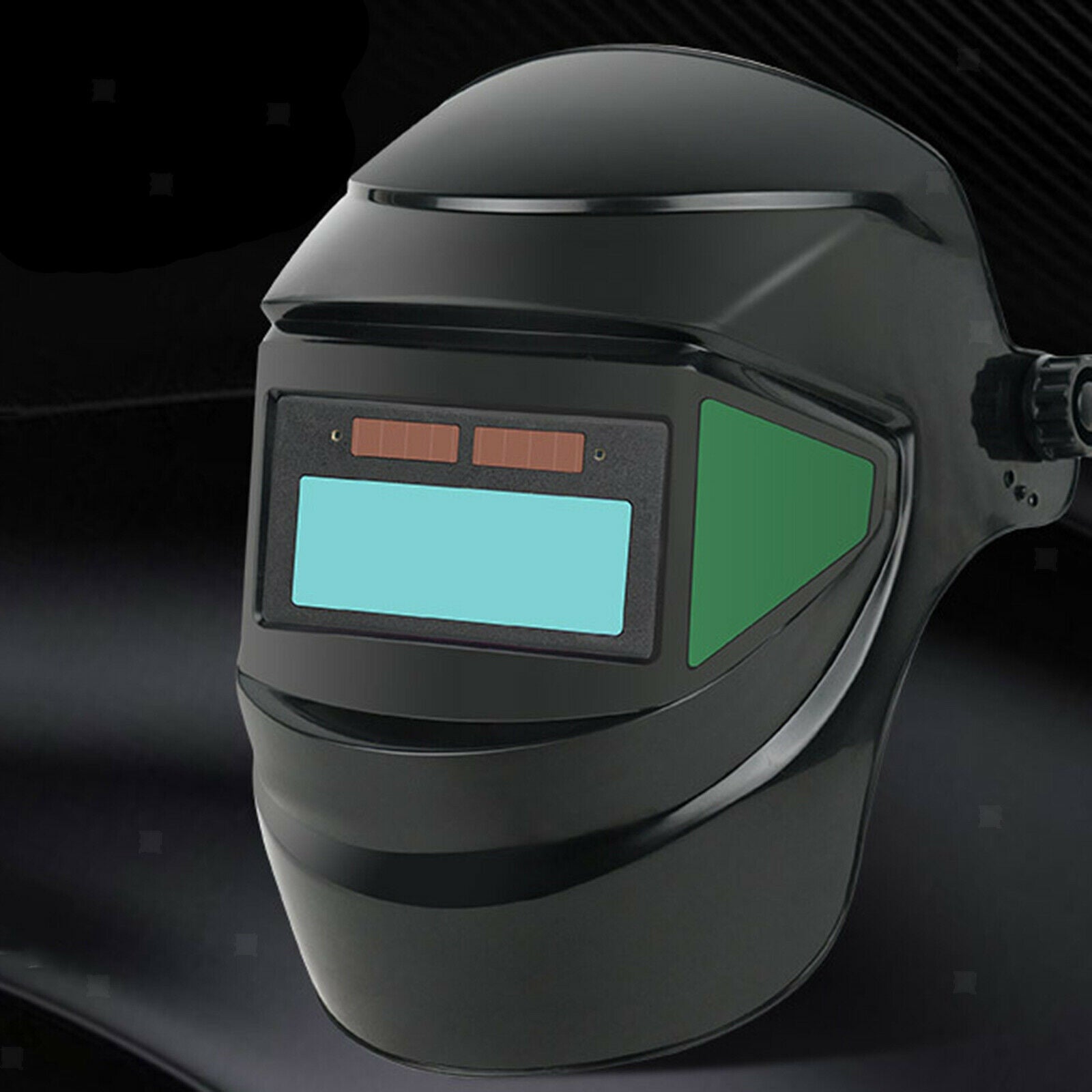 Large View True Color Solar Power Auto Darkening Welding Helmet for TIG MIG