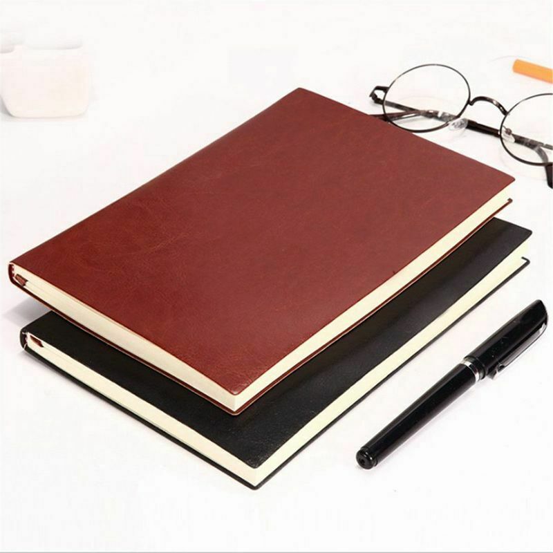 6 Color Random Soft Cover PU Leather ebook Writing Journal 100 Page Lined DiarU7