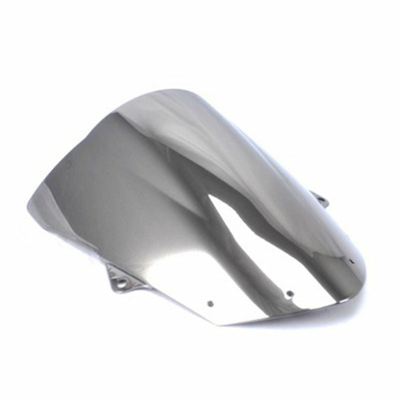 Chrome Motor Windscreen for Kawasaki Ninja ZX6R 2009-16 ZX10R 2008-2010