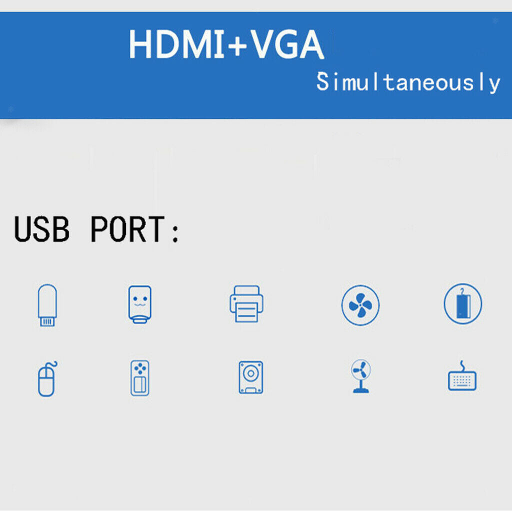 USB C Hub USB-C Type C to HDMI USB3.0 PD VGA 3.5MM Port 4K for Sumsung