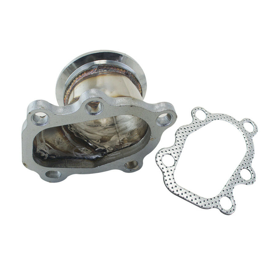 1Pcs 63mm 2.5" V-band Clamp Flange Turbo Down Pipe Adapter For T25 T28 GT25 GT28