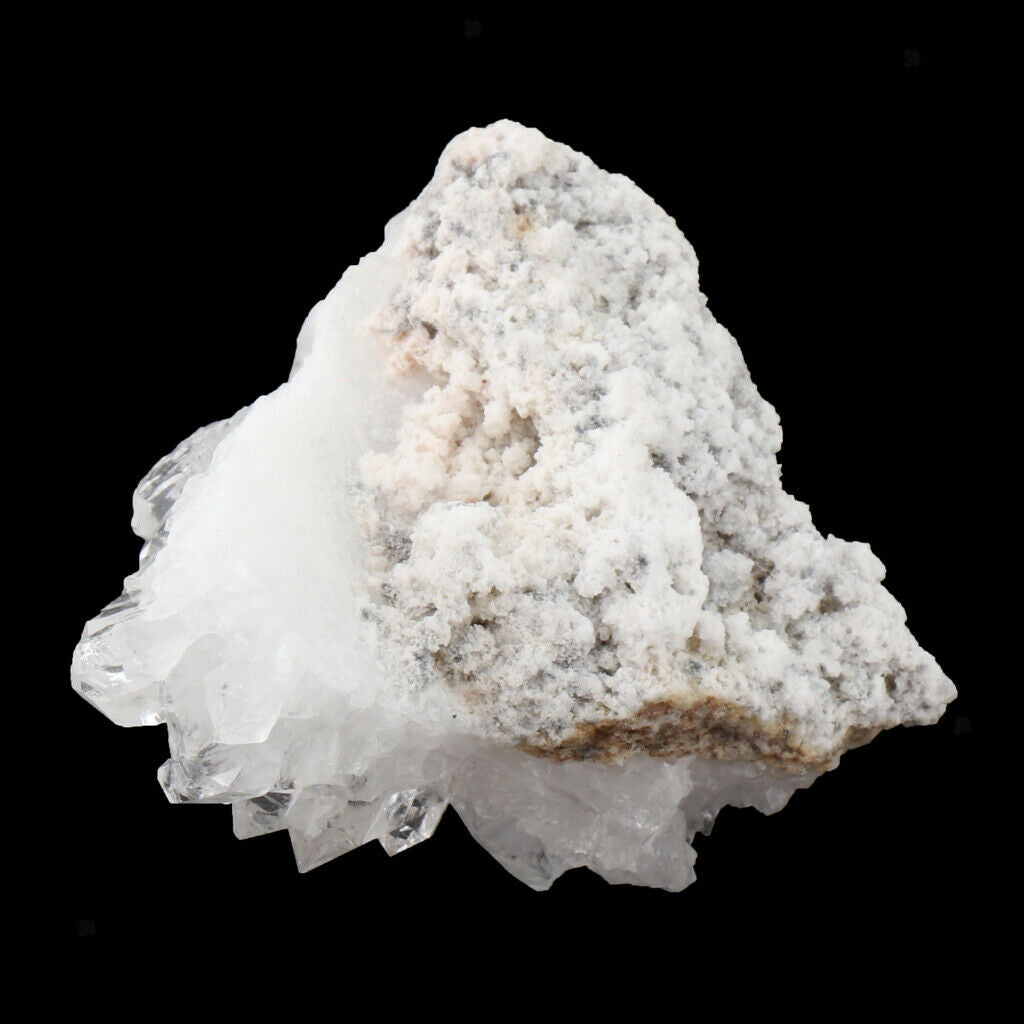White Crystal Cluster VUG Specimen Natural Stones Minerals Reiki Heal Desk