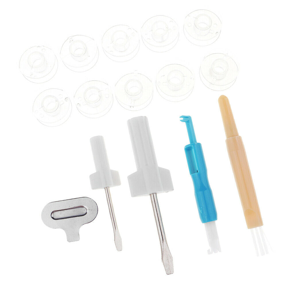 Sewing Machines  Threader Screwdriver Bobbins And Storage Box for DIY