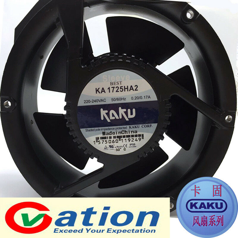 For KAKU KA1725HA2 Ball bearing waterproof fan220-240VAC 0.27/0.23A 172*150*51MM