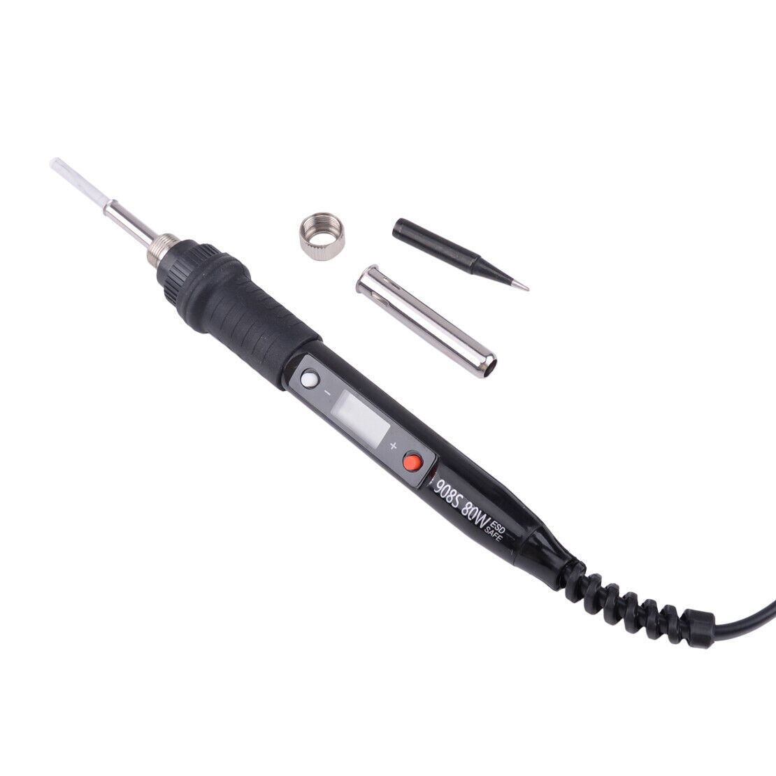 Equipment 80W Soldering Iron Digital LCD Electric Welding Solder Wire Tweezer An